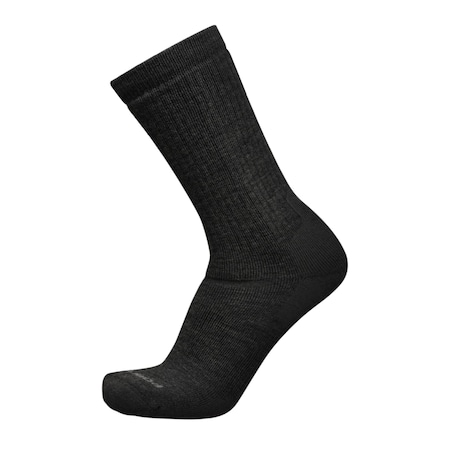 Classic Medium Cushion Crew Socks, Black, Small, PR